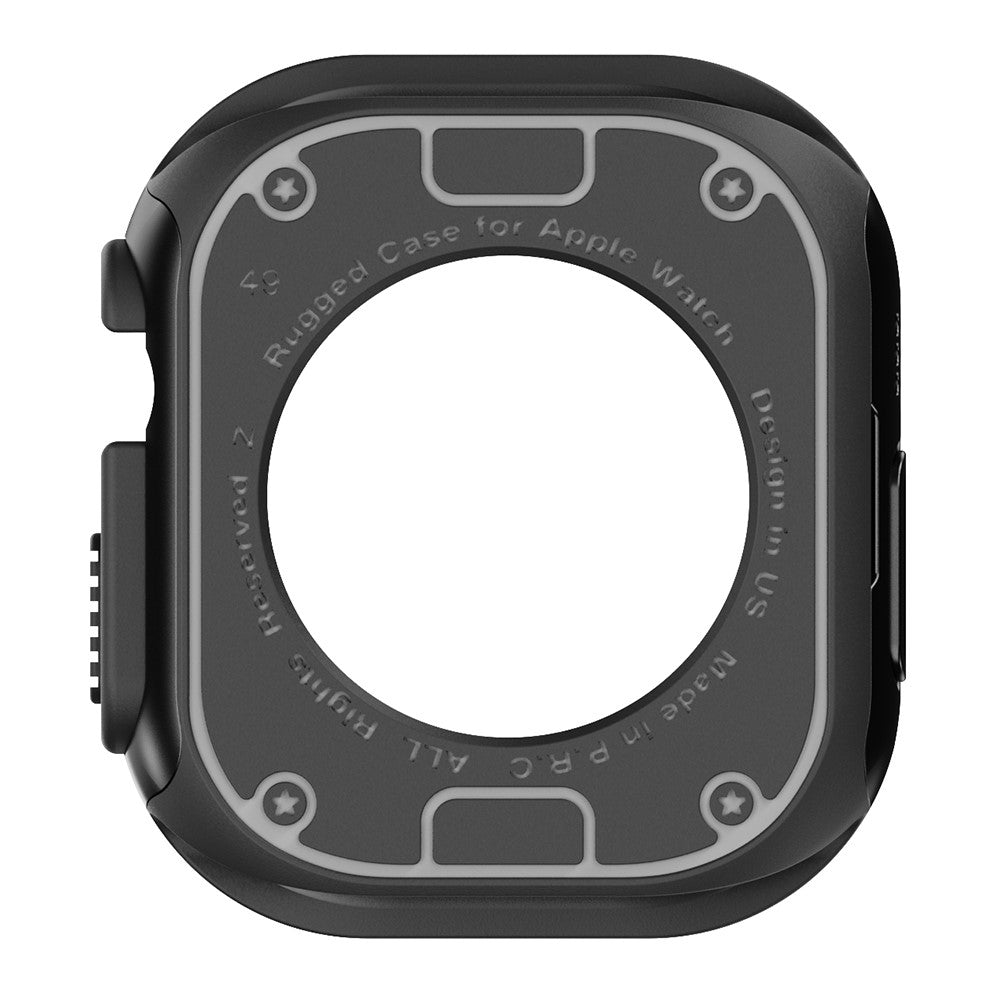 Beskyttende Silikone Bumper passer til Apple Watch Ultra - Sort#serie_1