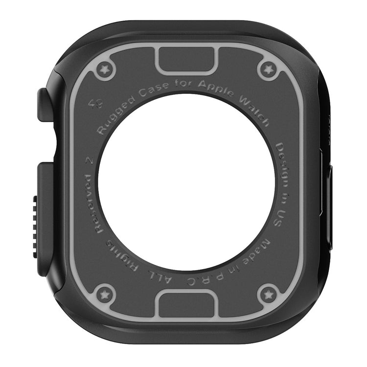 Beskyttende Silikone Bumper passer til Apple Watch Ultra - Sort#serie_1