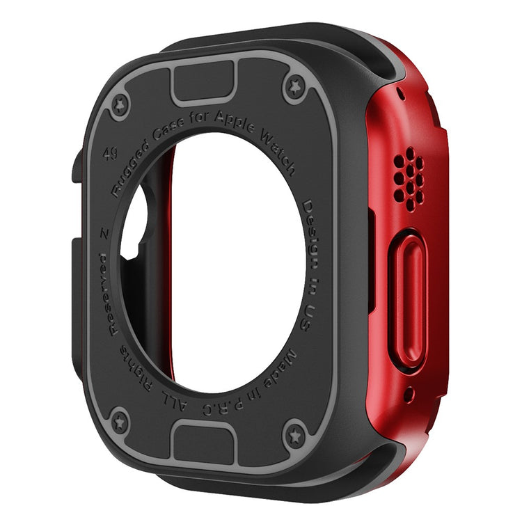 Beskyttende Silikone Bumper passer til Apple Watch Ultra - Rød#serie_2