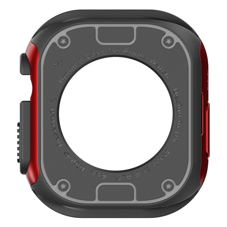 Beskyttende Silikone Bumper passer til Apple Watch Ultra - Rød#serie_2