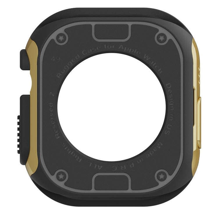 Beskyttende Silikone Bumper passer til Apple Watch Ultra - Guld#serie_5