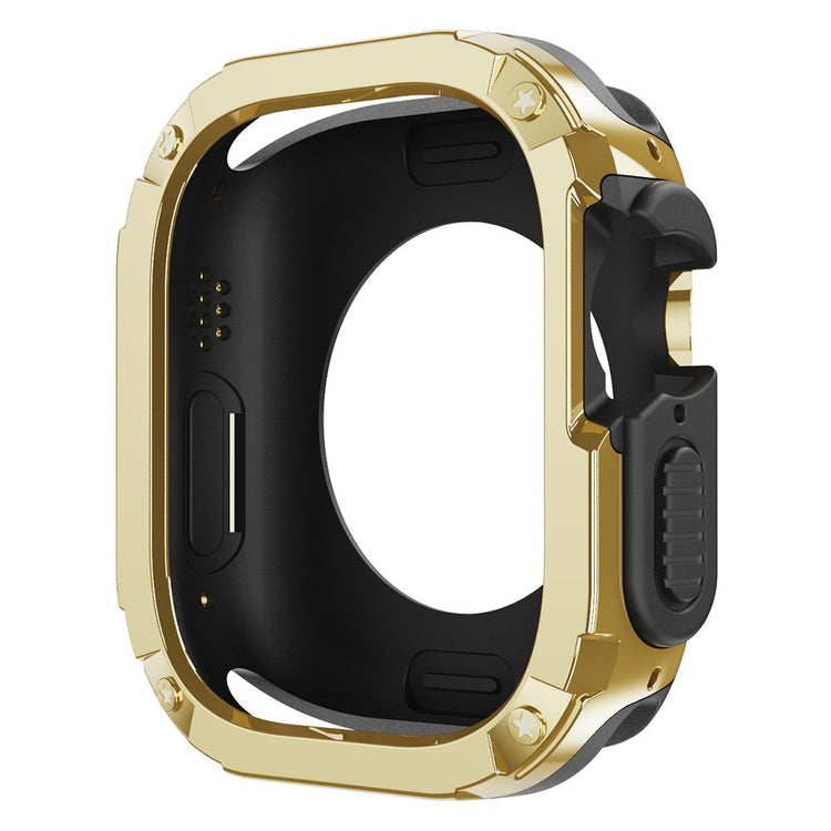 Beskyttende Silikone Bumper passer til Apple Watch Ultra - Guld#serie_5