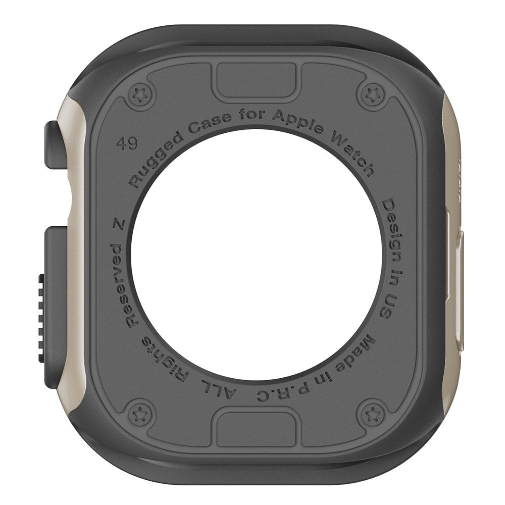 Beskyttende Silikone Bumper passer til Apple Watch Ultra - Hvid#serie_7