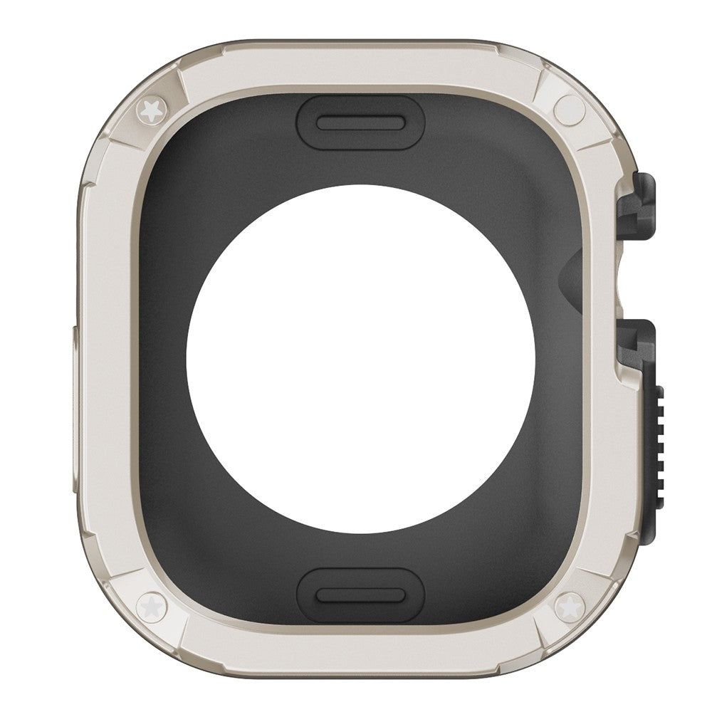 Beskyttende Silikone Bumper passer til Apple Watch Ultra - Hvid#serie_7