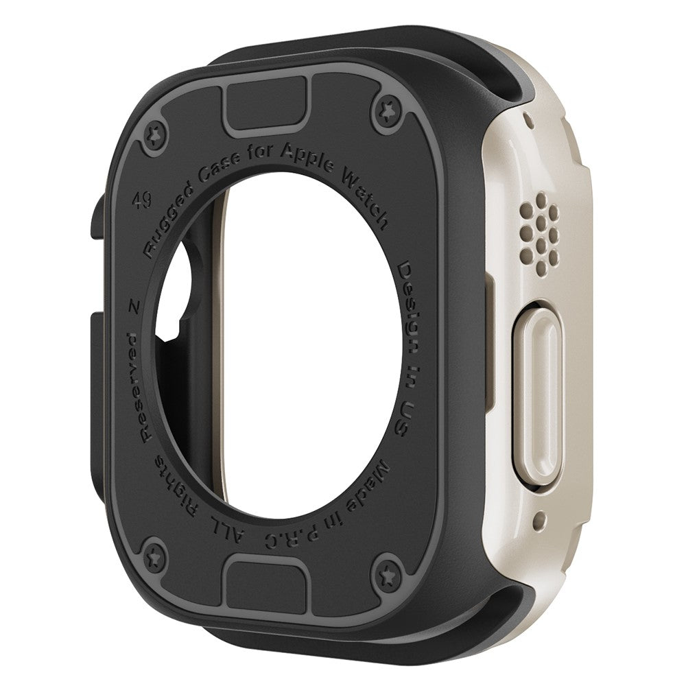 Beskyttende Silikone Bumper passer til Apple Watch Ultra - Hvid#serie_7
