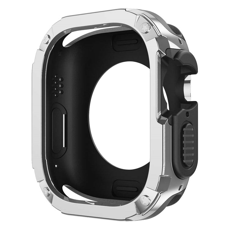 Beskyttende Silikone Bumper passer til Apple Watch Ultra - Sølv#serie_8