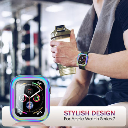 Apple Watch Series 8 (41mm) / Apple Watch Series 7 41mm  Metal Bumper  - Flerfarvet#serie_1