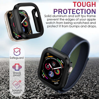 Apple Watch Series 8 (41mm) / Apple Watch Series 7 41mm  Metal Bumper  - Sort#serie_3