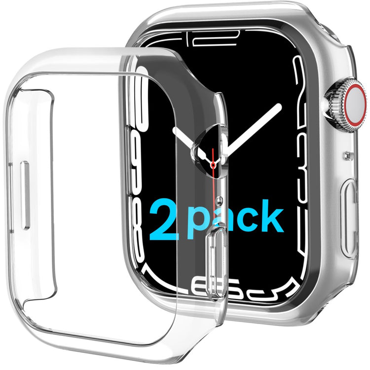 Meget Godt Apple Watch Series 7 41mm / Apple Watch Series 8 (41mm) Plastik Cover - Gennemsigtig#serie_2