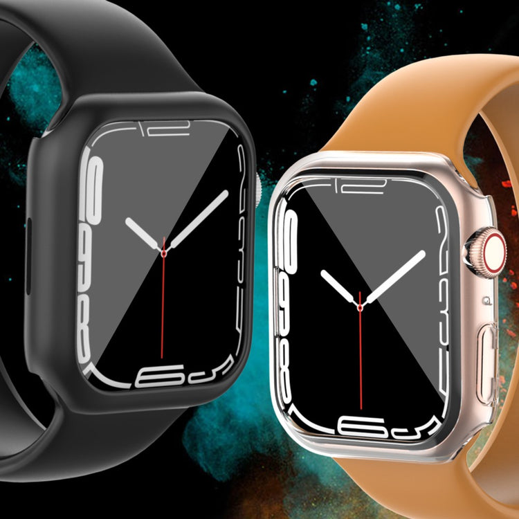 Meget Godt Apple Watch Series 7 41mm / Apple Watch Series 8 (41mm) Plastik Cover - Sort#serie_3