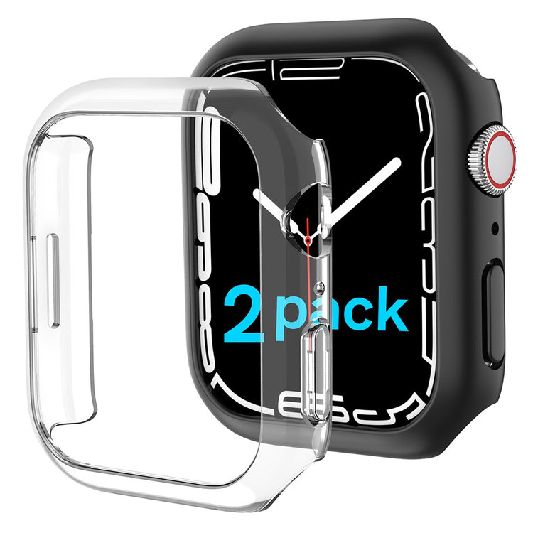 Meget Godt Apple Watch Series 7 41mm / Apple Watch Series 8 (41mm) Plastik Cover - Sort#serie_3