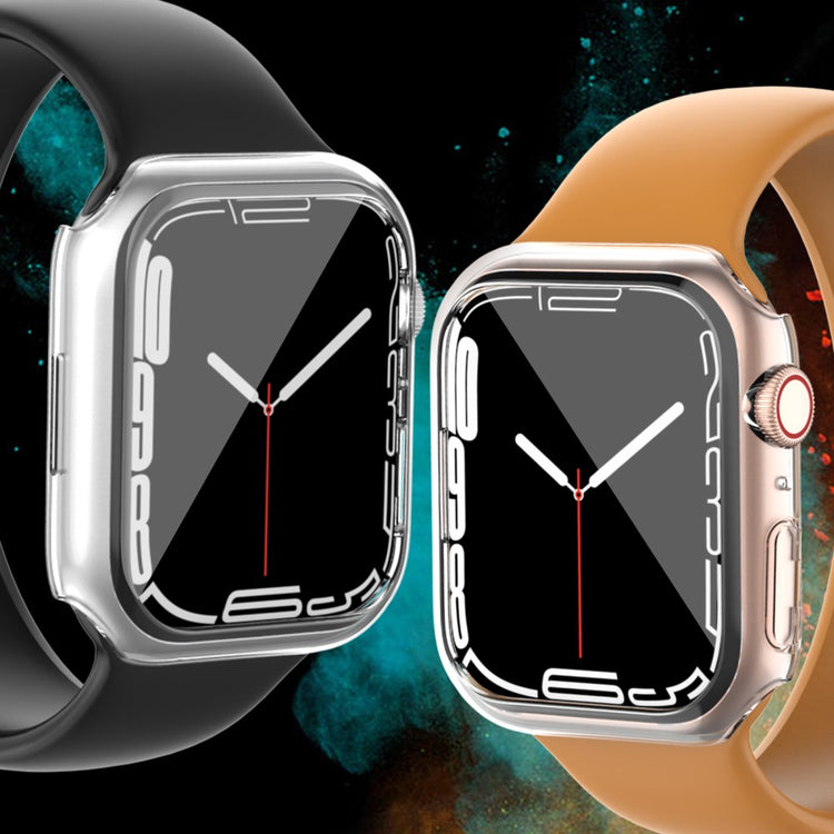 Meget Godt Apple Watch Series 7 41mm / Apple Watch Series 8 (41mm) Plastik Cover - Gennemsigtig#serie_4