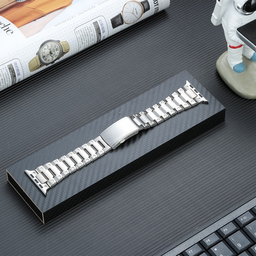 Stilren Metal Universal Rem passer til Apple Smartwatch - Hvid#serie_3