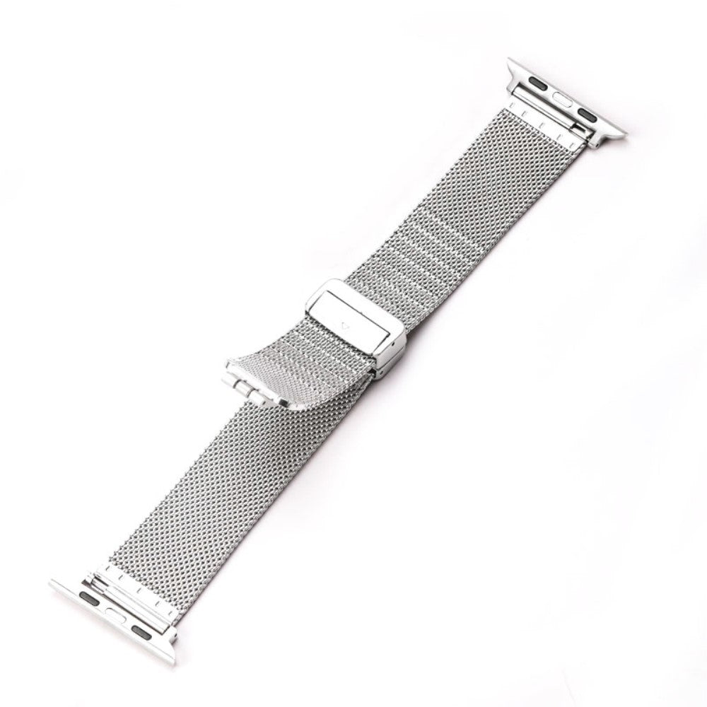 Meget Fint Metal Universal Rem passer til Apple Smartwatch - Sort#serie_6