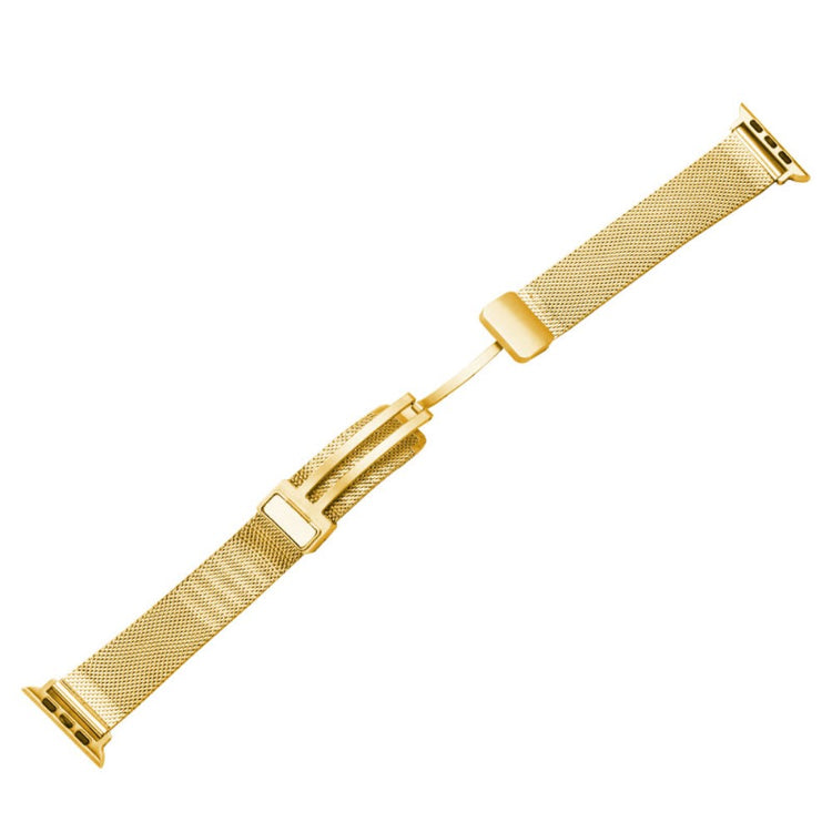 Meget Fint Metal Universal Rem passer til Apple Smartwatch - Guld#serie_7