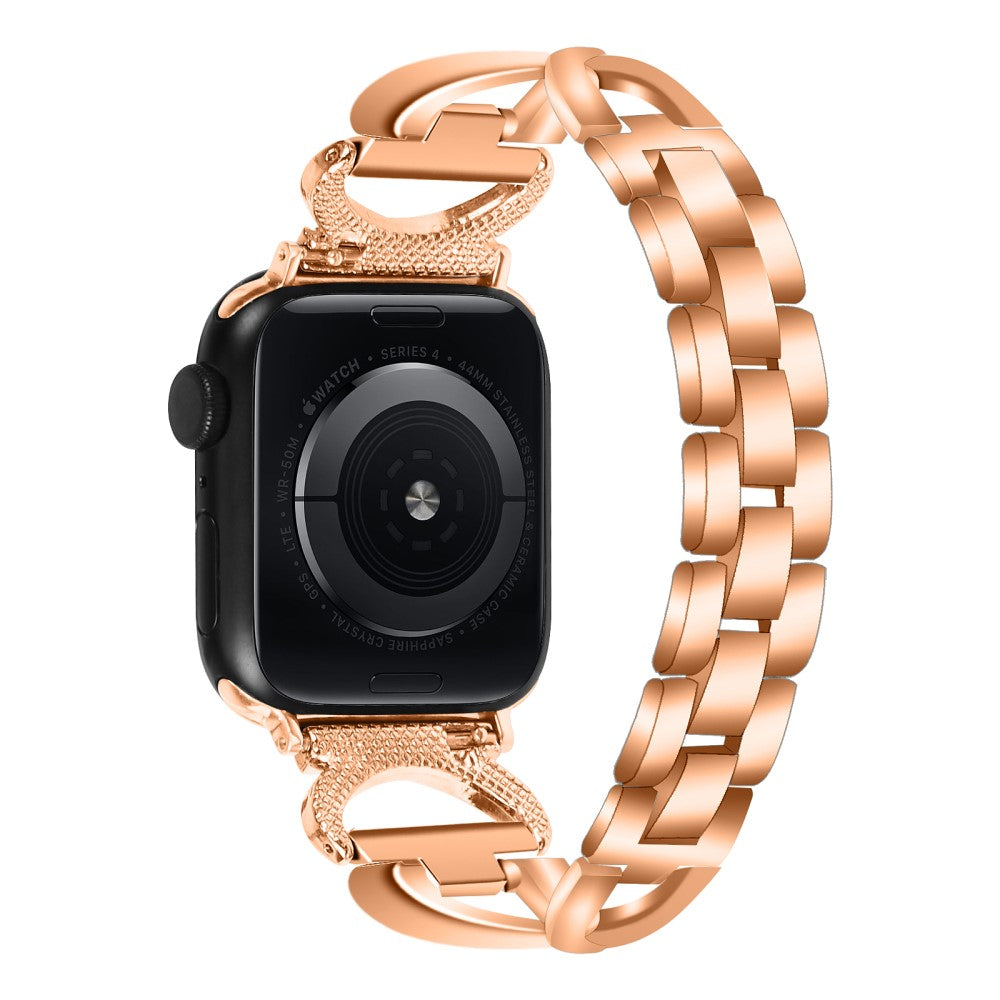 Tidsløst Metal Universal Rem passer til Apple Smartwatch - Pink#serie_2