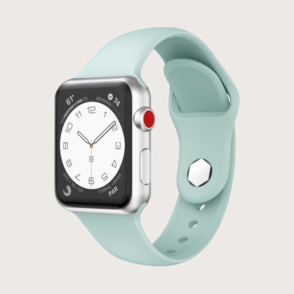 Vildt Fantastisk Silikone Universal Rem passer til Apple Smartwatch - Blå#serie_3