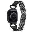 Nice Apple Smartwatch Metal And Rhinestone Universel Strap