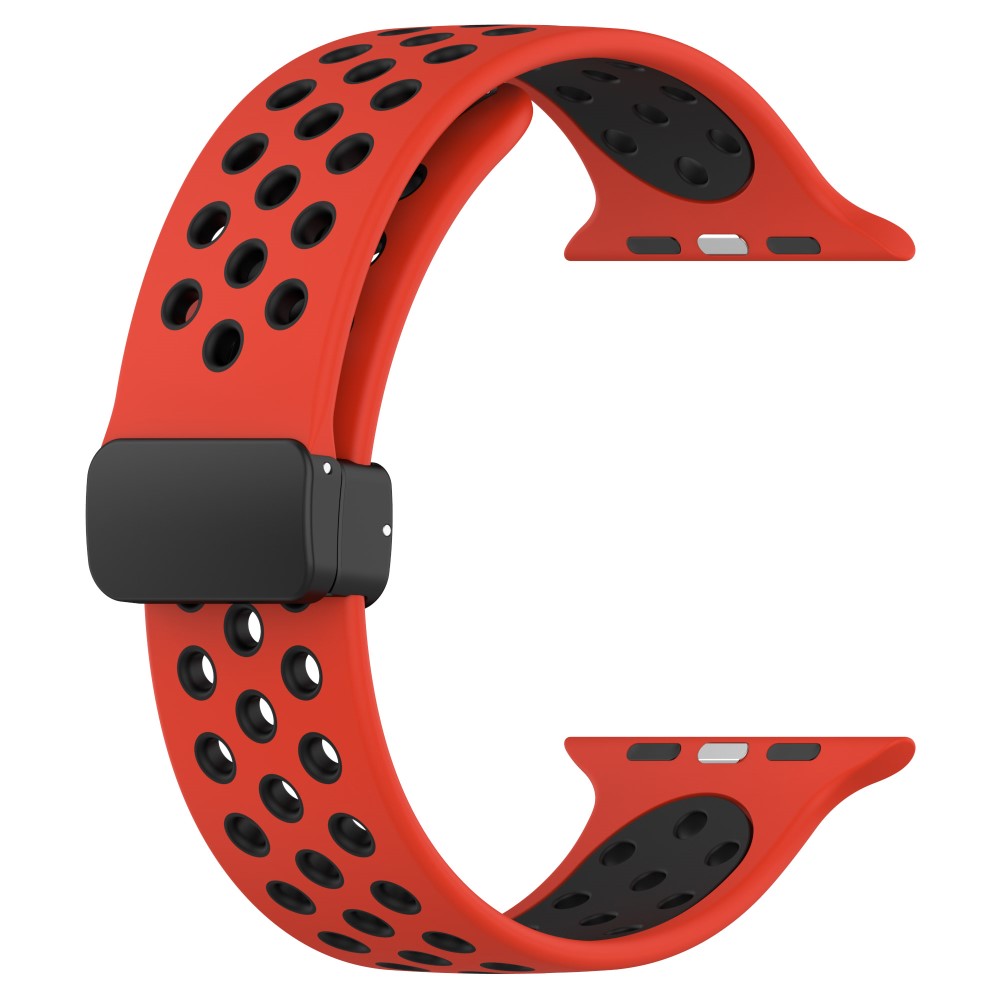 Super Flot Silikone Universal Rem passer til Apple Smartwatch - Rød#serie_1