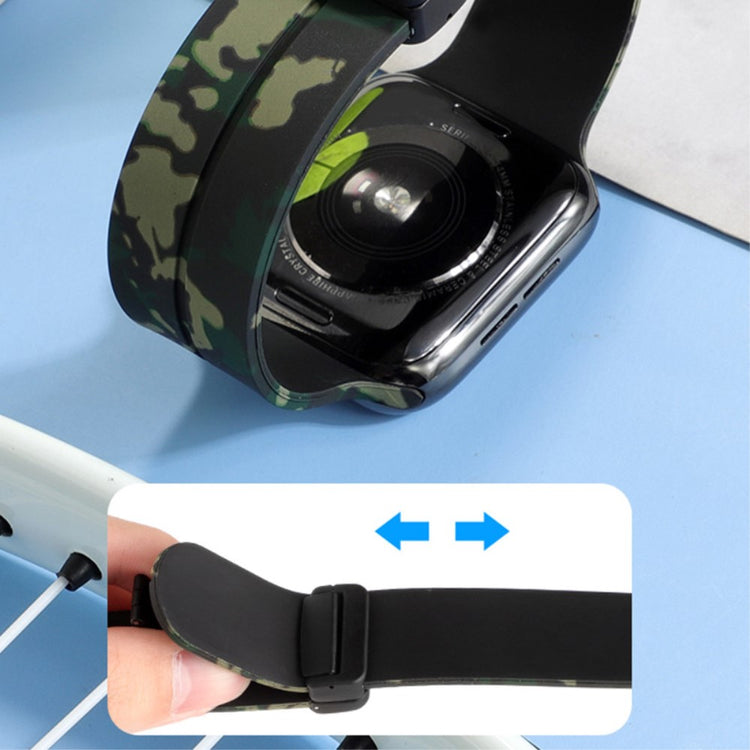 Super Elegant Silikone Universal Rem passer til Apple Smartwatch - Rød#serie_2