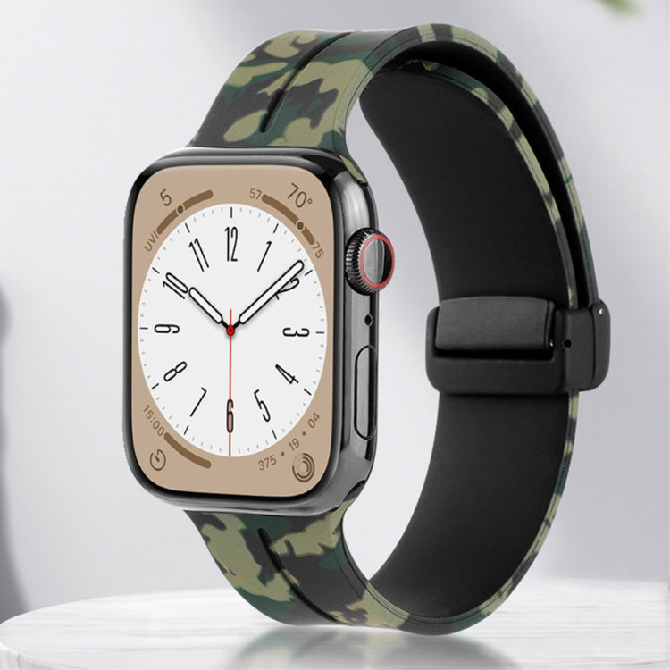 Super Elegant Silikone Universal Rem passer til Apple Smartwatch - Rød#serie_4