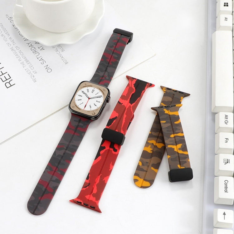 Super Elegant Silikone Universal Rem passer til Apple Smartwatch - Rød#serie_4
