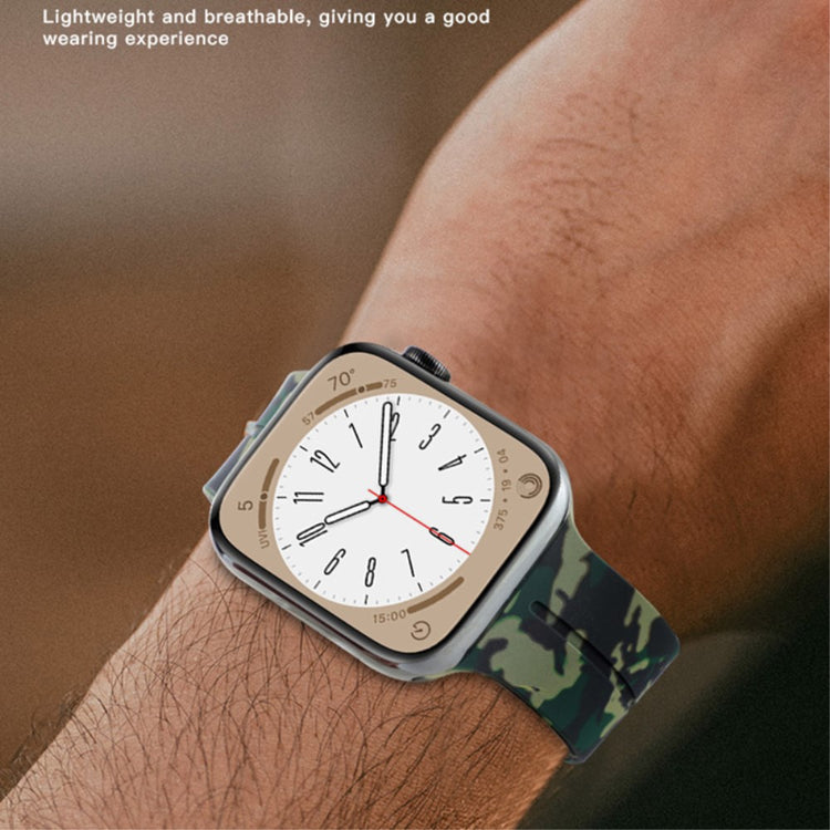 Super Elegant Silikone Universal Rem passer til Apple Smartwatch - Brun#serie_8