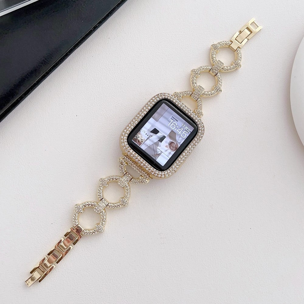Mega Elegant Metal Universal Rem passer til Apple Smartwatch - Guld#serie_4