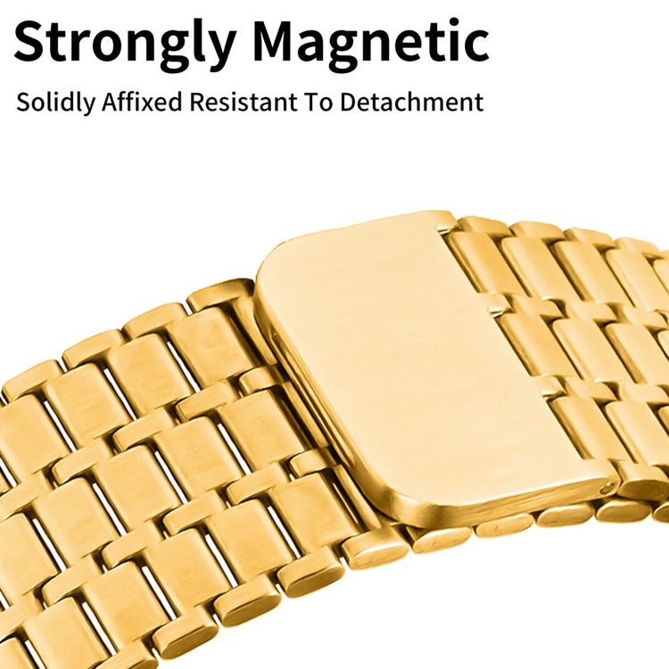 Meget Slidstærk Metal Universal Rem passer til Apple Smartwatch - Guld#serie_1