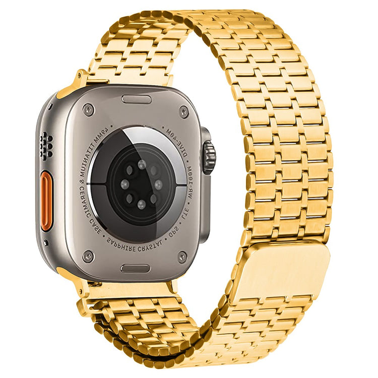 Meget Slidstærk Metal Universal Rem passer til Apple Smartwatch - Guld#serie_1