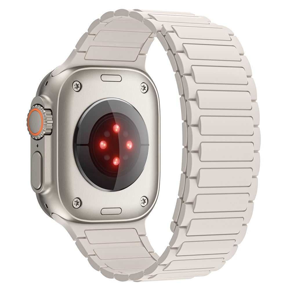Mega Godt Silikone Universal Rem passer til Apple Smartwatch - Hvid#serie_5