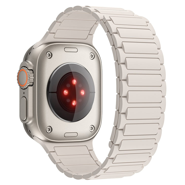Mega Godt Silikone Universal Rem passer til Apple Smartwatch - Hvid#serie_5