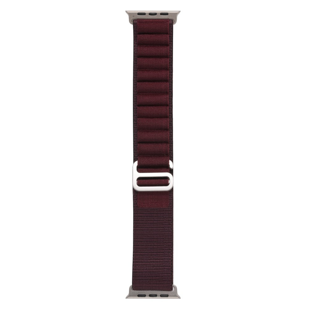 Helt Vildt Nydelig Nylon Universal Rem passer til Apple Smartwatch - Rød#serie_9