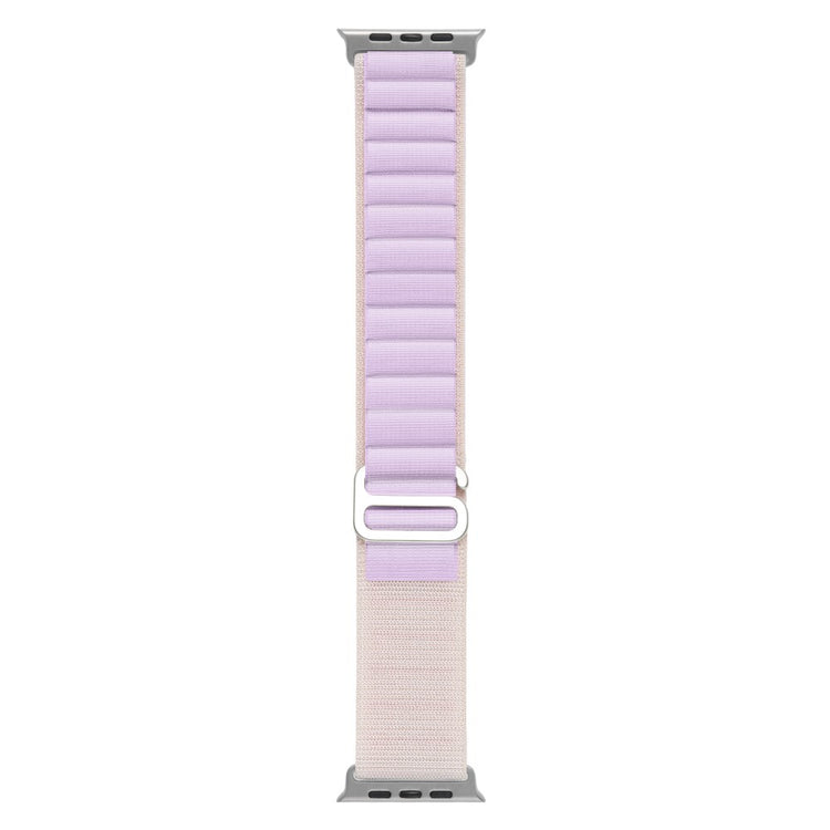 Rigtigt Holdbart Nylon Universal Rem passer til Apple Smartwatch - Lilla#serie_12