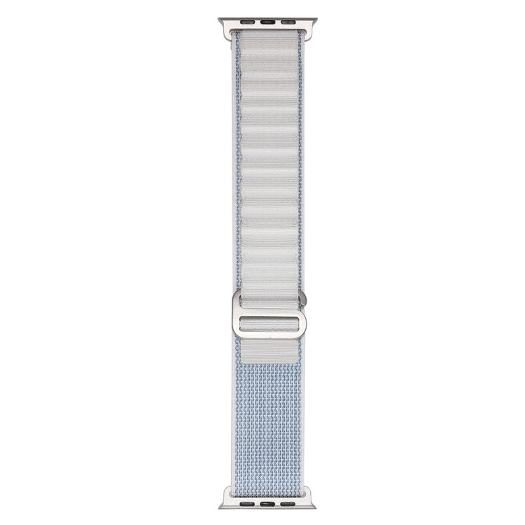 Rigtigt Holdbart Nylon Universal Rem passer til Apple Smartwatch - Hvid#serie_14