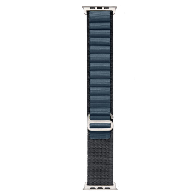 Rigtigt Holdbart Nylon Universal Rem passer til Apple Smartwatch - Blå#serie_15