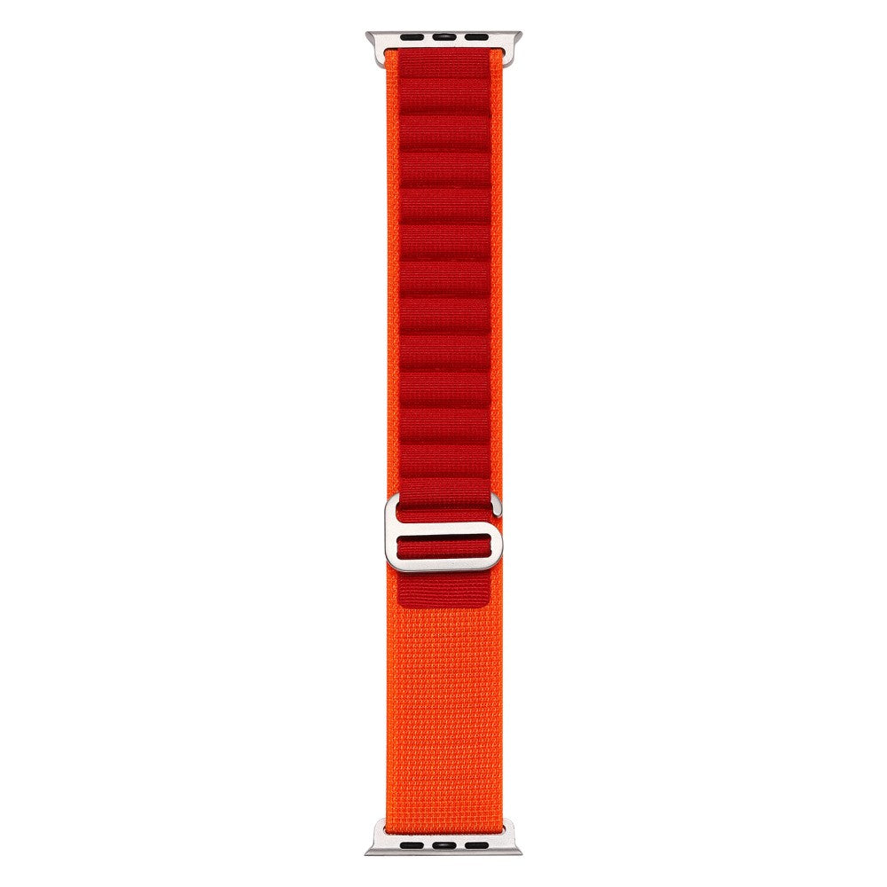 Rigtigt Holdbart Nylon Universal Rem passer til Apple Smartwatch - Rød#serie_20