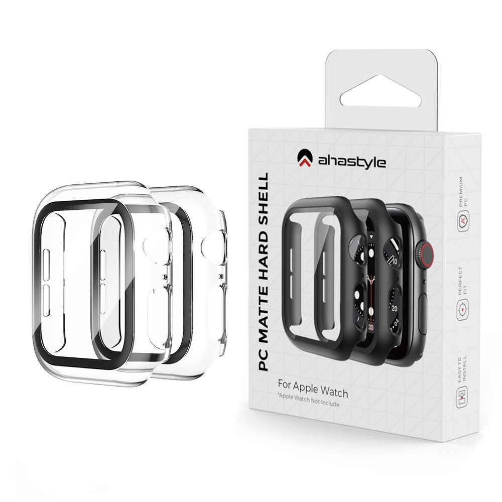 Mega Flot Universal Apple Cover med Skærmbeskytter i Plastik og Hærdet Glas - Gennemsigtig#serie_4