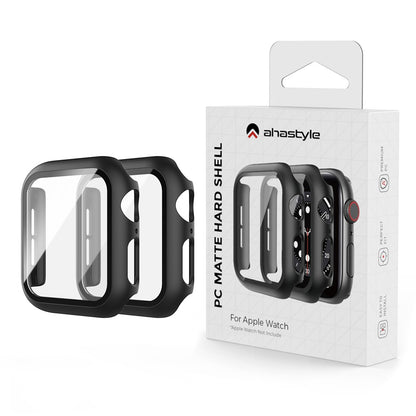 Mega Flot Universal Apple Cover med Skærmbeskytter i Plastik og Hærdet Glas - Sort#serie_9