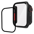 Incredibly Fashionable Apple Watch Series 8 (45mm) / Apple Watch Series 7 45mm Universel Cover with Screen Protector in Plastic and Tempered Glass