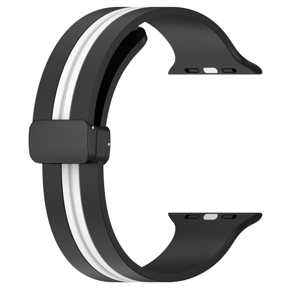 Helt Vildt Godt Silikone Universal Rem passer til Apple Smartwatch - Sort#serie_1