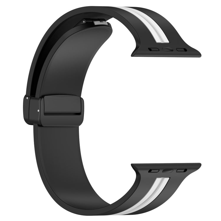 Helt Vildt Godt Silikone Universal Rem passer til Apple Smartwatch - Sort#serie_1