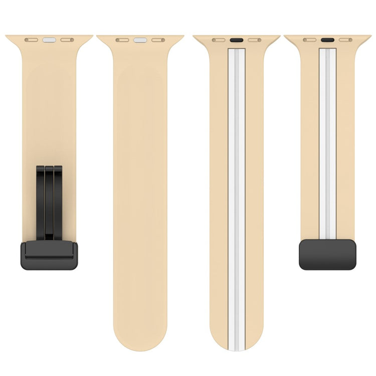 Helt Vildt Godt Silikone Universal Rem passer til Apple Smartwatch - Brun#serie_10