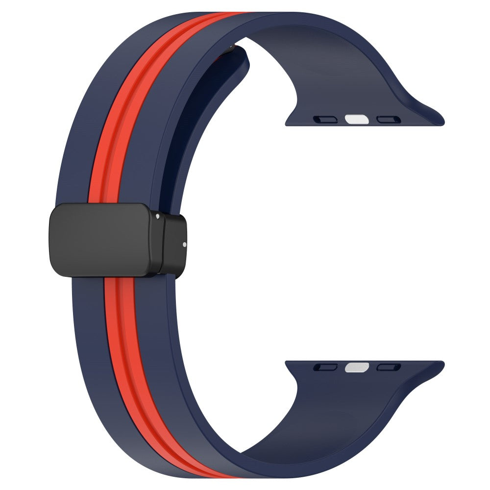 Helt Vildt Godt Silikone Universal Rem passer til Apple Smartwatch - Blå#serie_12