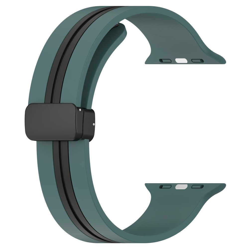 Helt Vildt Godt Silikone Universal Rem passer til Apple Smartwatch - Grøn#serie_6