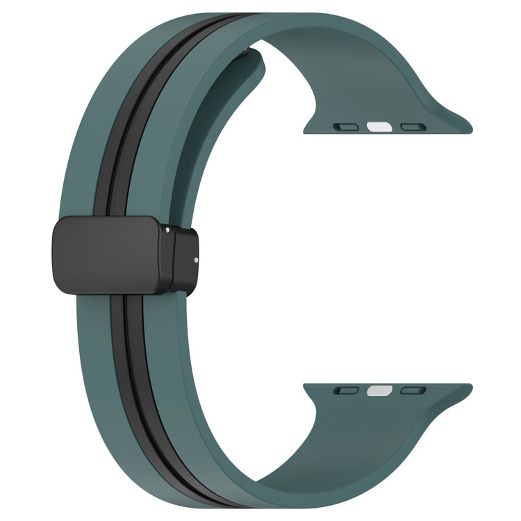 Helt Vildt Godt Silikone Universal Rem passer til Apple Smartwatch - Grøn#serie_6