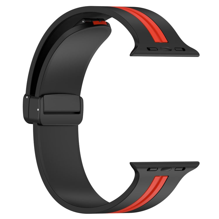 Helt Vildt Godt Silikone Universal Rem passer til Apple Smartwatch - Rød#serie_7
