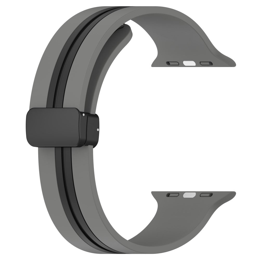 Helt Vildt Godt Silikone Universal Rem passer til Apple Smartwatch - Sølv#serie_9