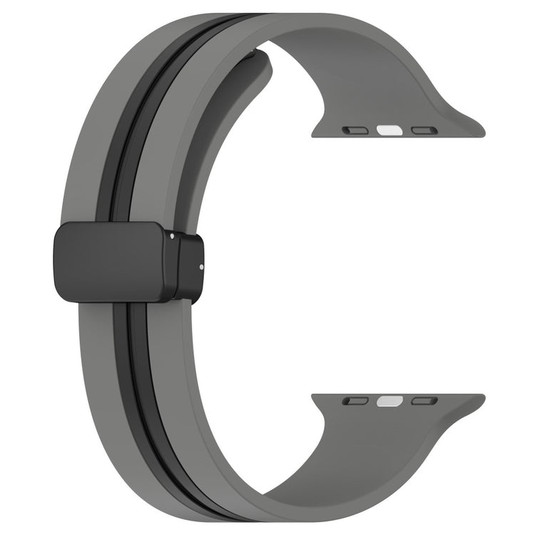 Helt Vildt Godt Silikone Universal Rem passer til Apple Smartwatch - Sølv#serie_9