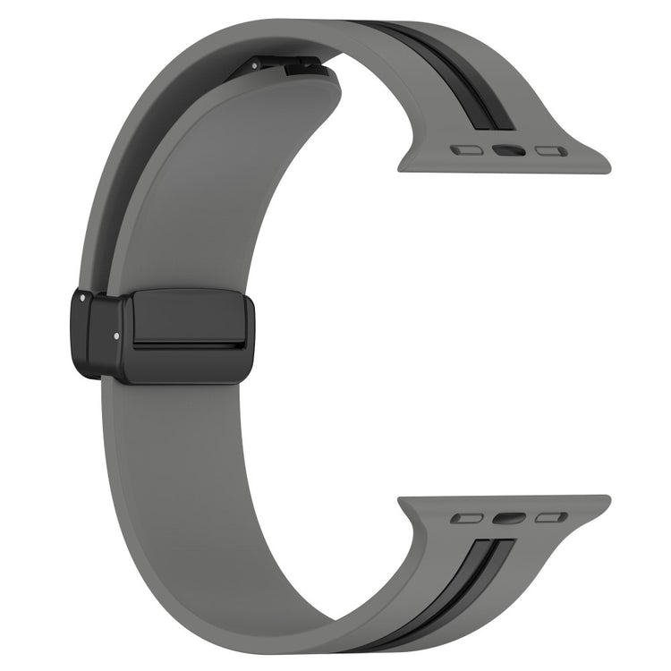 Helt Vildt Godt Silikone Universal Rem passer til Apple Smartwatch - Sølv#serie_9